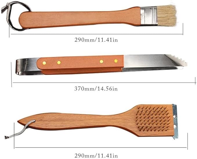 BBQ Wooden Handle Tools - Zambeel