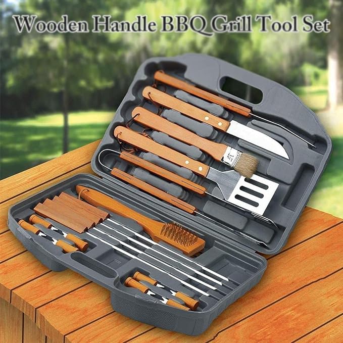 BBQ Wooden Handle Tools - Zambeel