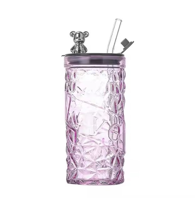 Bear Glass Water Cup - Zambeel