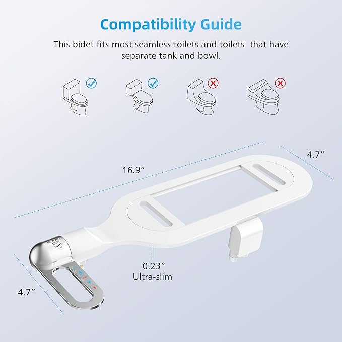 Bidet Attachment for Toilet Seat - Zambeel