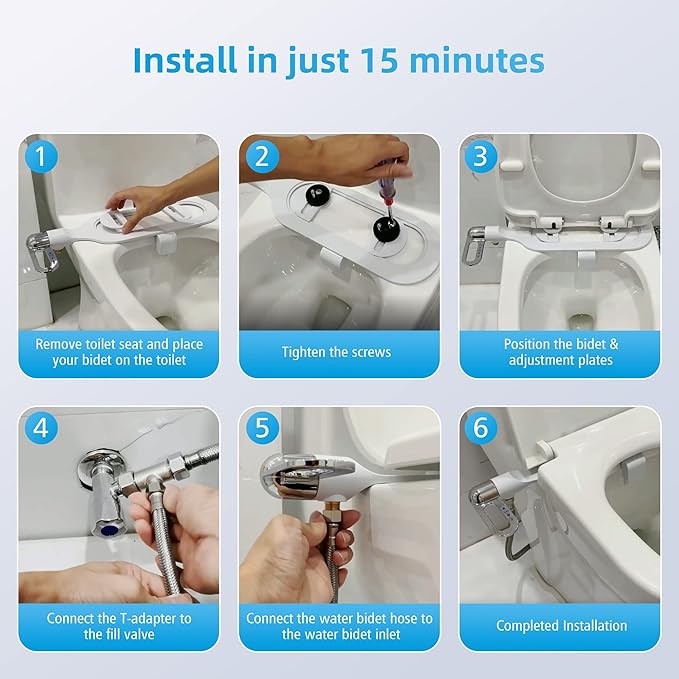 Bidet Attachment for Toilet Seat - Zambeel