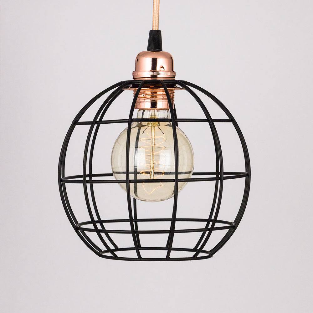 Black Iron Edison Lamp Shade - Zambeel