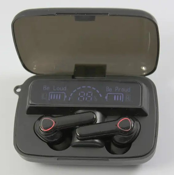 Black M19 Bluetooth Earphones - Zambeel