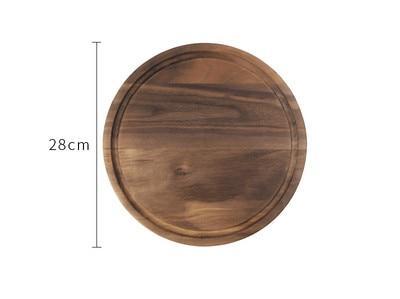 Black Walnut Wood Cutting Board Creative Whole Tray Fruit Chopping Cutting Board Wood Chopping Blocks For Kitchen - Zambeel