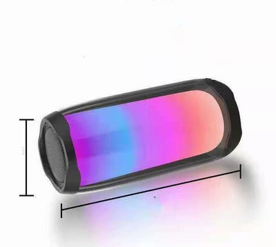 Bluetooth Speaker, Colorful Light Effect, Card Subwoofer, Colorful Light Sound - Zambeel