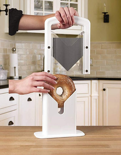 Bread Slicer Bagel Slicer Cutter Dog Head Guillotine Baking Tool Kitchen Gadgets - Zambeel