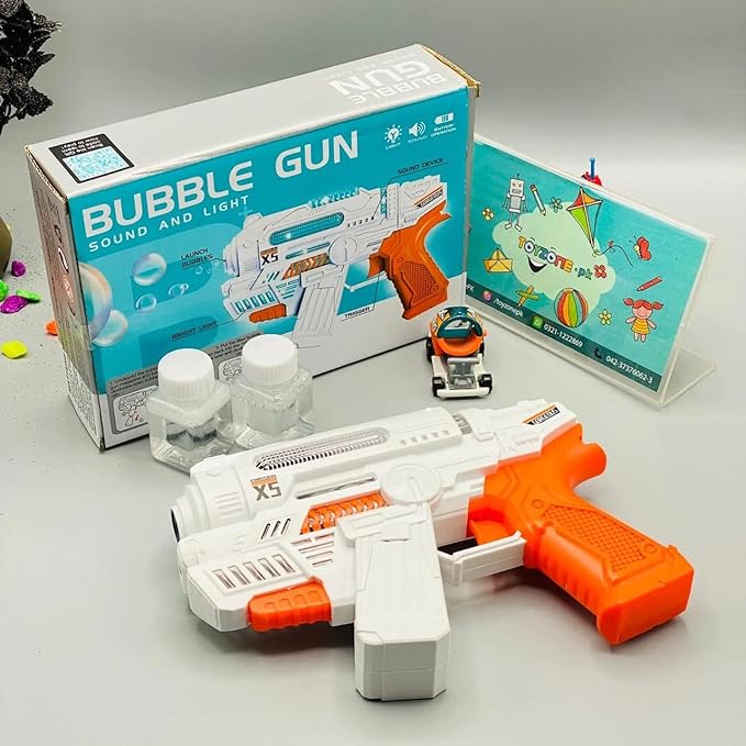 Bubble Gun With Sound & Light - Zambeel