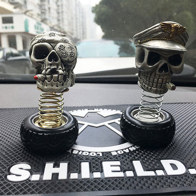 Car Skull Personality Interior Decoration Halloween Day Ornament For Car Goods Car Interior Accessories Decoration