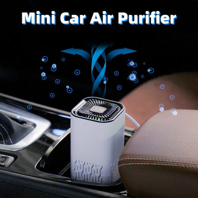 Car Air Purifier Portable Negative Ion Generator Remove Formaldehyde Dust Smoke Air Freshen Washer For Home Car - Zambeel