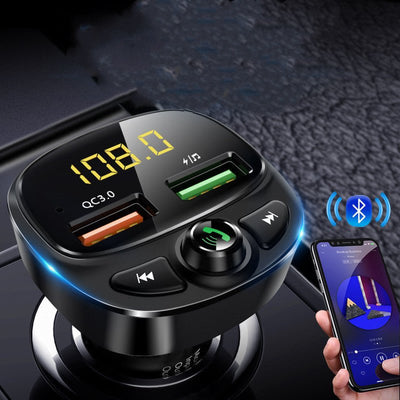 Car Bluetooth Receiver Car Multi - function Cigarette Lighter Car Charger - Zambeel