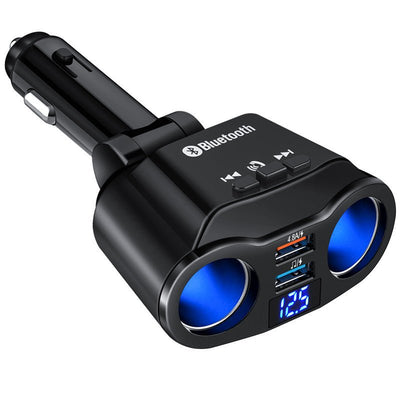 Car Bluetooth Receiver Mp3 Player Fm Audio Transmitter - Zambeel