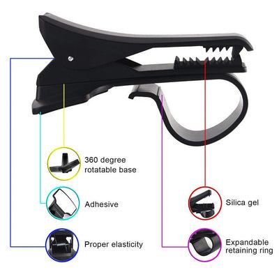 Car Dashboard Mobile Phone Holder 360 Rotation - Zambeel