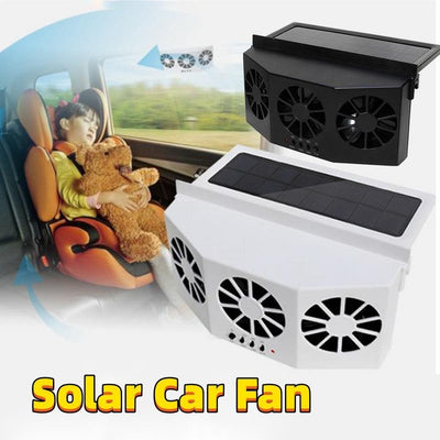 Car Fan Solar Window Sun Powered Car Auto Air Vent Cool Cooling System Radiator Fan Cooling Fan Energy Saving Car Styling Cooler - Zambeel