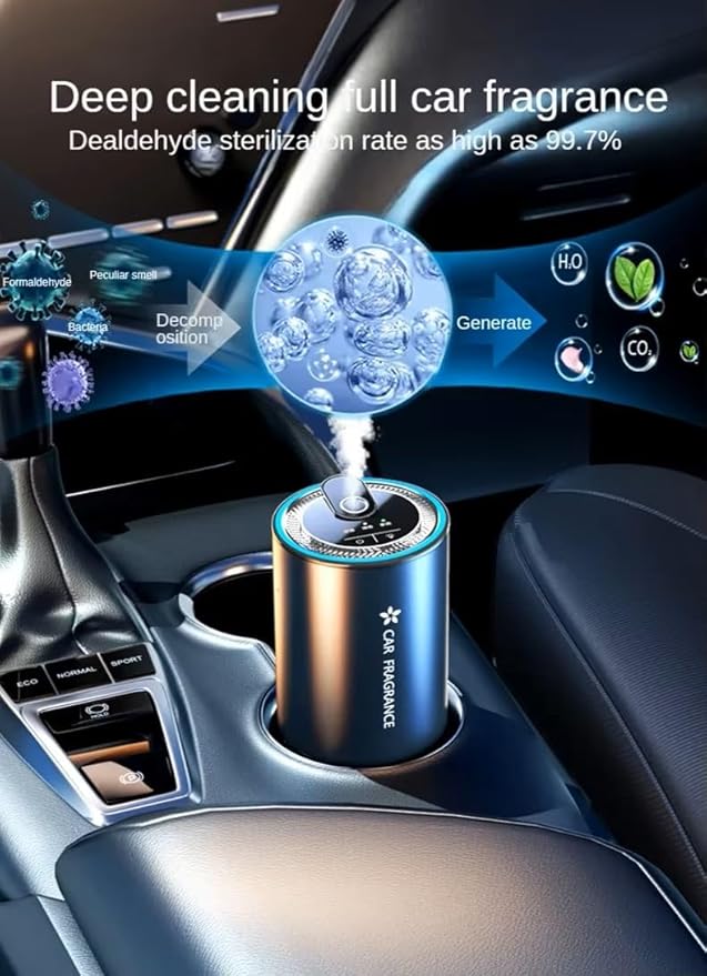 Car Fragrance With Light - Zambeel