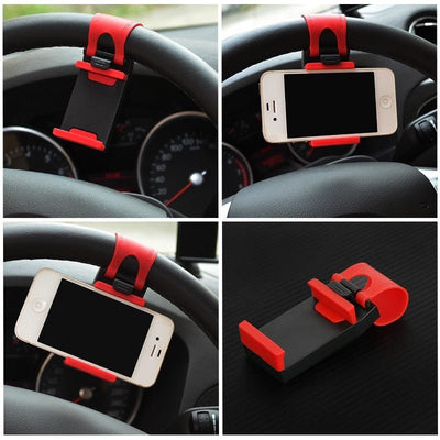 Car Steering Wheel Clip Mount Holder - Zambeel