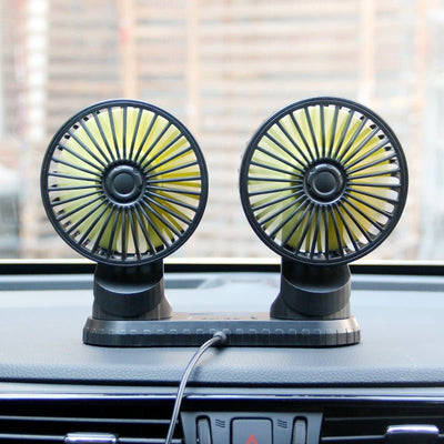 Car Usb Dual - Head Fan Air Outlet - Zambeel