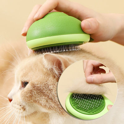 Cat Brush Hair Remover Cleaning Avocado Shaped Dog Grooming Tool Pet Combs Brush Stainless Steel Needle Pet Cleaning Care - Zambeel