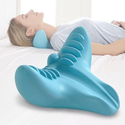 Cervical Spine Massage Pillow Gravity Acupressure Neck Massager Cervical Spine Pillow Neck Shoulder Massage Pillow Home Traction Corrector - Zambeel