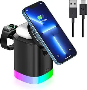 Charger with Foldable Phone Holder - Zambeel