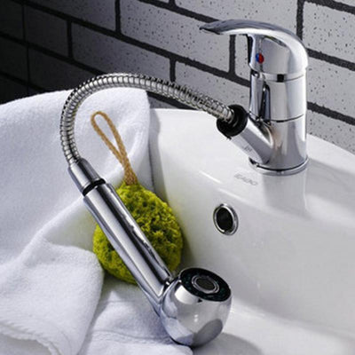 Chrome Kitchen Tap Spare Faucet Pull Out Spray Shower Head - Zambeel