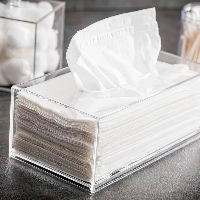 Clear Tek Acrylic Tissue Box - Zambeel