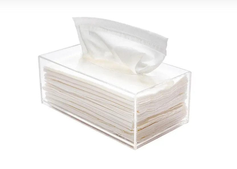 Clear Tek Acrylic Tissue Box - Zambeel