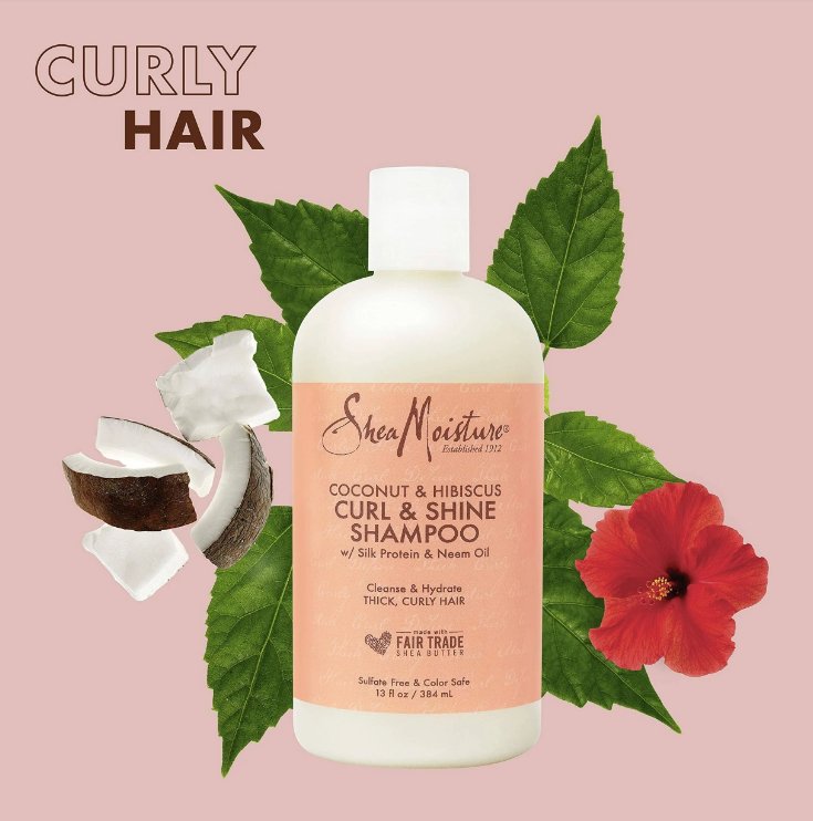 Coconut Curly Hair Shampoo (384ml) - Zambeel