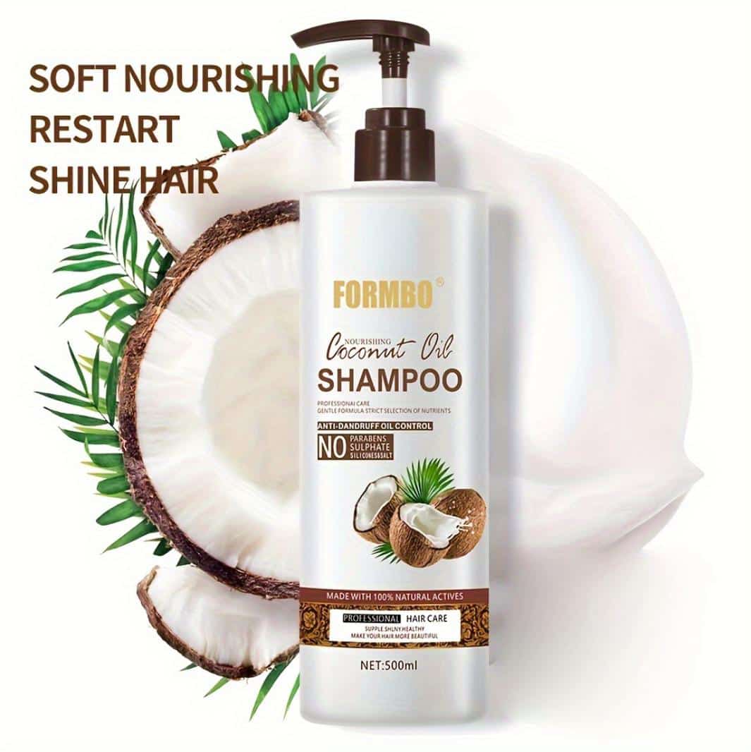 Coconut Oil Shampoo For Hairs (500ml) - Zambeel