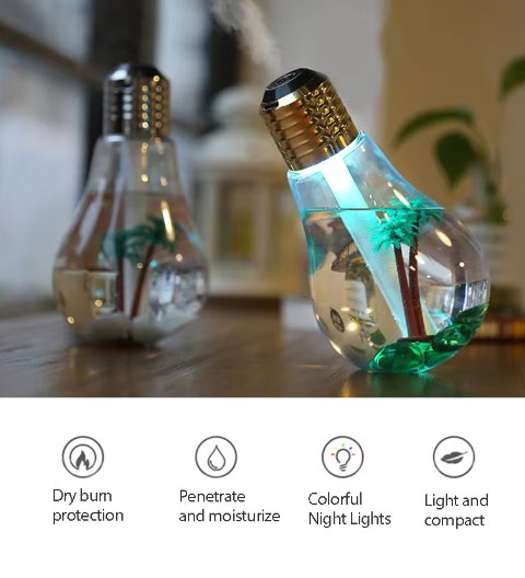 Colorful Lamp Humidifier - Zambeel