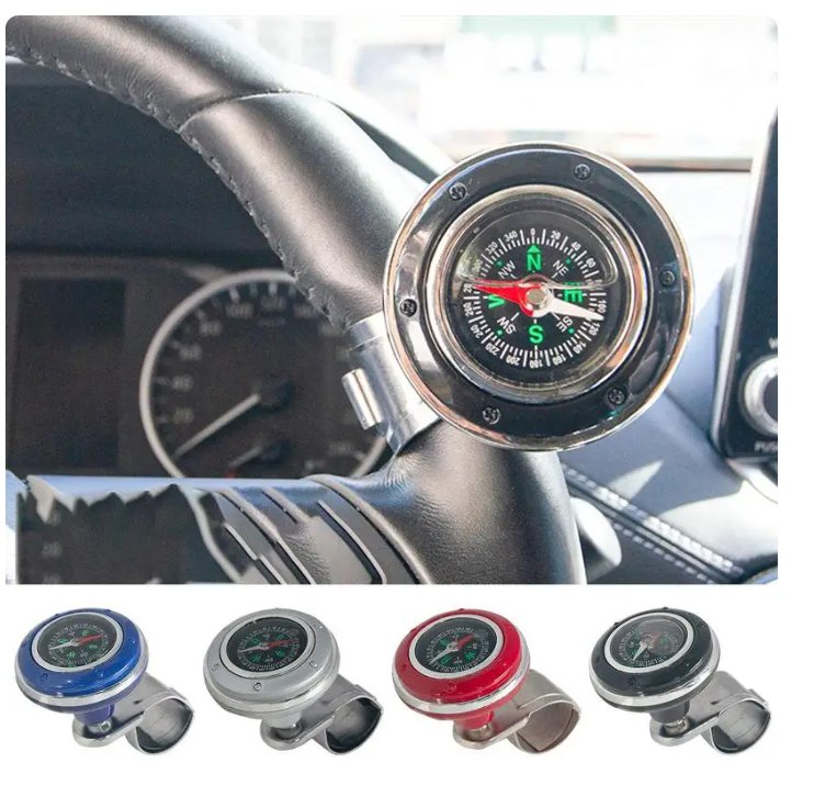 Compass Car Knob Ball - Zambeel