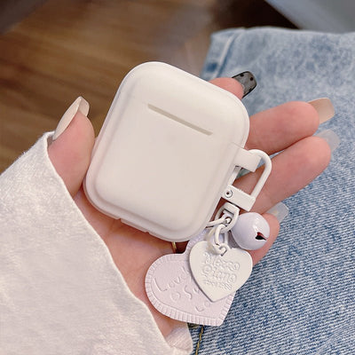 Compatible with Apple, Compatible with Apple , Gentle Milky White Pendant Airpods Protective Cover - Zambeel