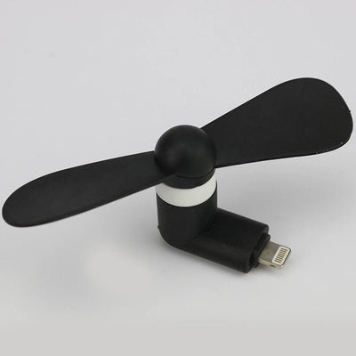 Compatible with Apple , Mobile Phone Mini Fan Android Portable Mobile Phone Mini Fan - Zambeel