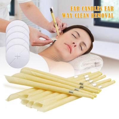 Coning Beewax Natural Ear Candle Ear Healthy Care Ear Treatment Wax Removal Earwax Cleaner - Zambeel