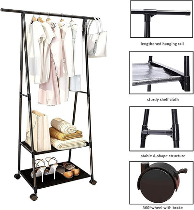 Corner Clothing Rack - Zambeel