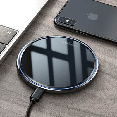 Cross - Border 10W Mirror Wireless Charger Fast Charge - Zambeel