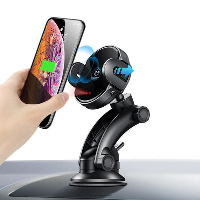 Cross Border Car Wireless Charging Mobile Phone Bracket Fast Charging Infrared Sensor Bracket Base Can Be Customized - Zambeel