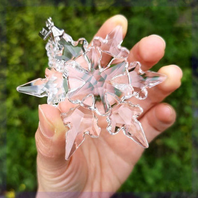 Crystal Snowflake Car Hanging Car Ornaments Car Pendant - Zambeel