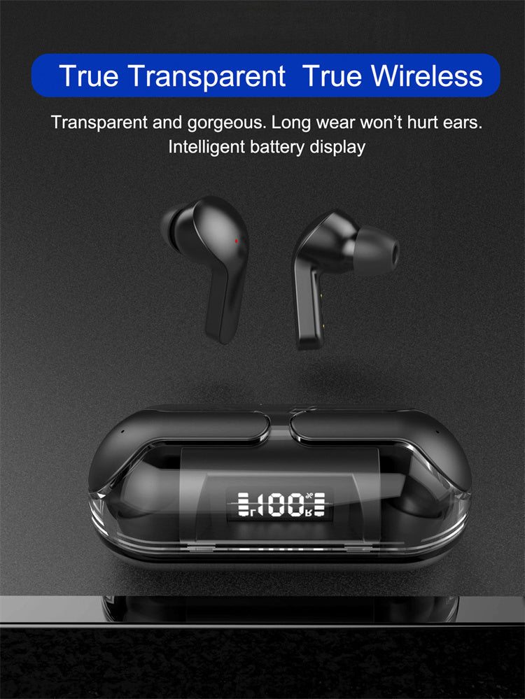 Crystal Wireless Earphones - Transparent Air 33 - Zambeel