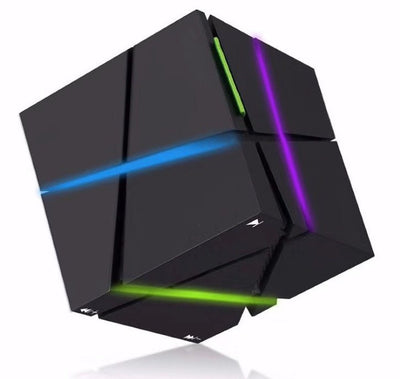 Cube Bluetooth Speaker Creative Colorful Lights Mobile Phone Subwoofer - Zambeel