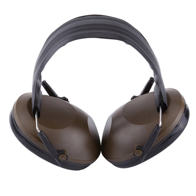 Protection Noise Reduction Earmuff Ear Muff for Industrial Noise Reduction (Brownish Green)