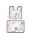 Dancing Flamingo Toilet Mat Set - Zambeel