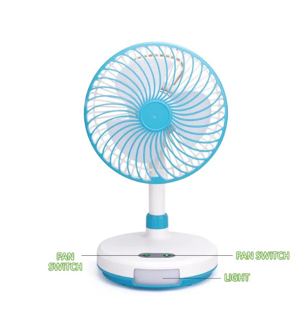 Desk Rechargeable Fan WD - 219 - Zambeel