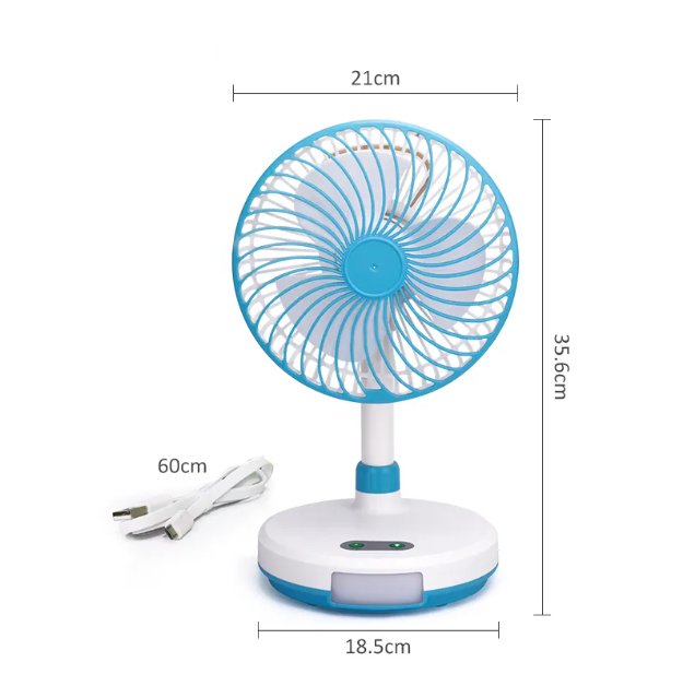 Desk Rechargeable Fan WD - 219 - Zambeel