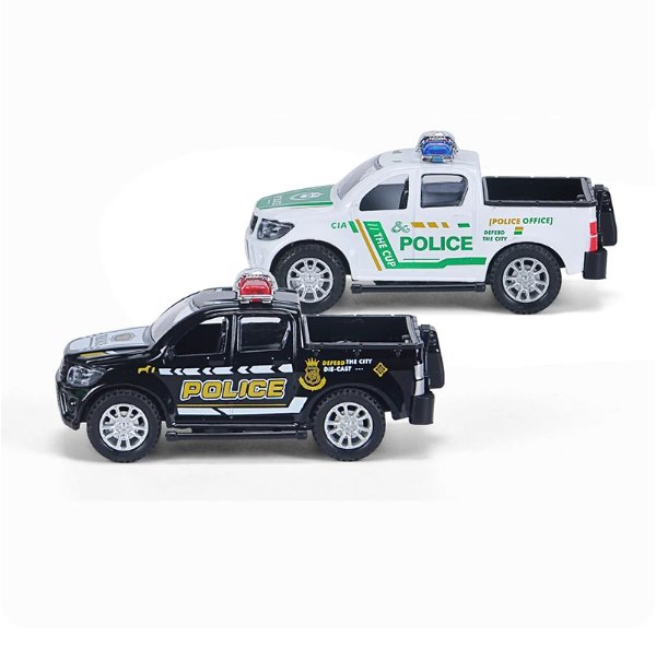 Diecast Police Truck (12Pcs) - Zambeel