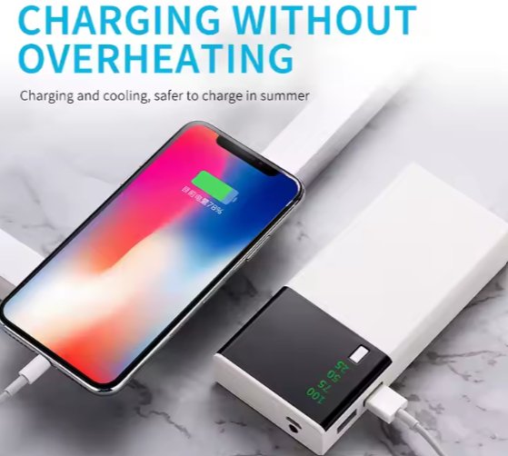 Digital Display Fast Charging Power Bank - Zambeel