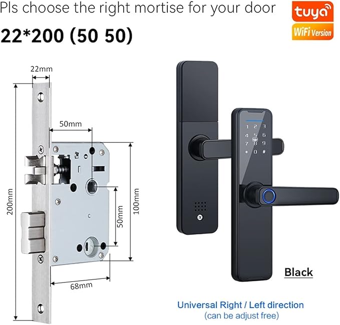 Digital Door Handle Lock - Zambeel