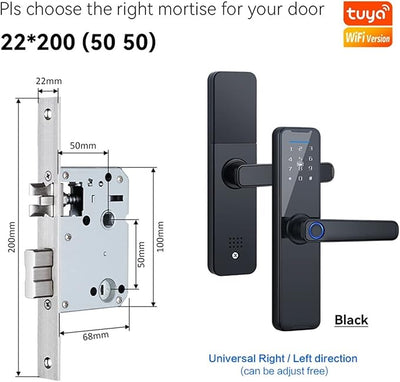 Digital Door Handle Lock - Zambeel