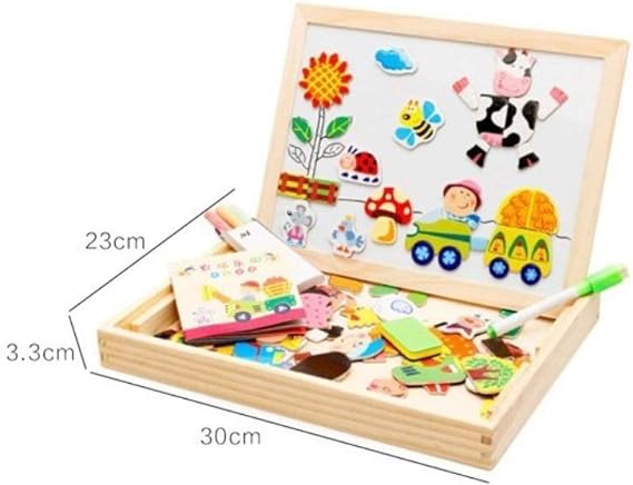 Digital Shape Drawing Wooden Board For Kids - Zambeel