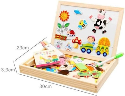 Digital Shape Drawing Wooden Board For Kids - Zambeel