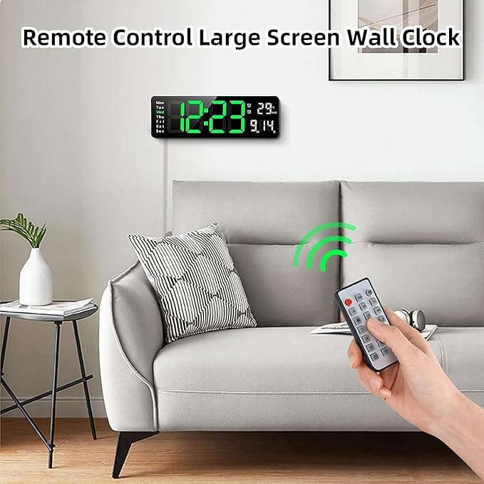 Digital Wall Clock - Zambeel